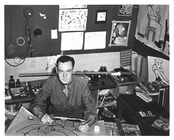 Lee teve que interromper o trabalho para servir ao Exército e só voltou após a guerra, em 1945. Mas, por causa do trauma deixado pela guerra, não havia ambiente nos EUA para obras que envolvessem lutas e batalhas. Lee teve que se conformar e escrever sobre outros temas.