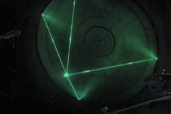 Cada um deles emitiria micro-ondas de alta potência, cuidadosamente sincronizadas para se combinarem em um único feixe direcionado a um alvo específico.