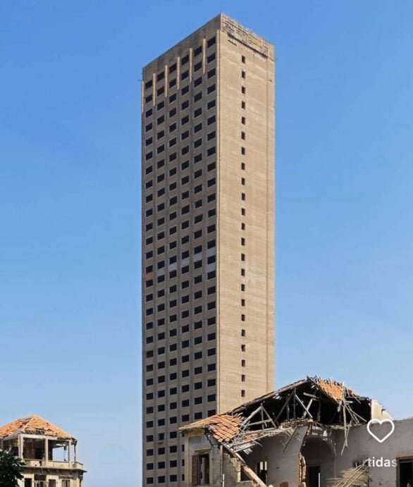 10) Beirut Trade Center, Beirute (140 m de altura): Também chamado de Burj al-Murr ou 