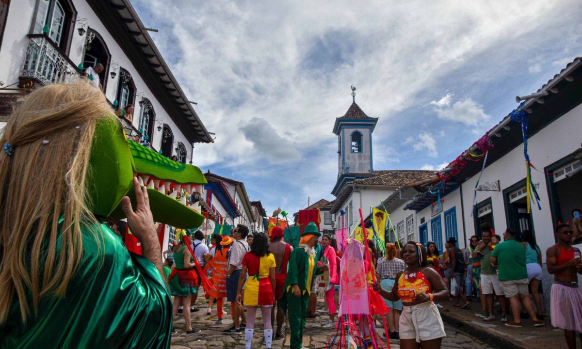 Carnaval Diamantina &eacute; conhecido em todo o pa&iacute;s -  (crédito: Prefeitura de Diamantina / Divulga&ccedil;&atilde;o)