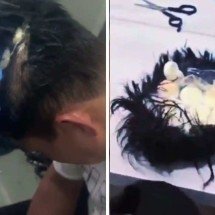 Homem é preso em aeroporto com cocaína escondida na peruca  - Reprodução / Polícia da Colômbia