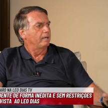 Bolsonaro diz que 'depois que eu morrer, digo o meu sucessor' - Reprodu&ccedil;&atilde;o/L&eacute;o Dias
