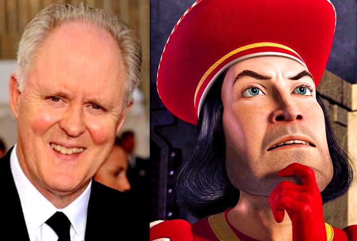 Lithgow é conhecido também por dublar a voz do Lorde Farquaad nas animações de “Shrek”. 

- Divulgação