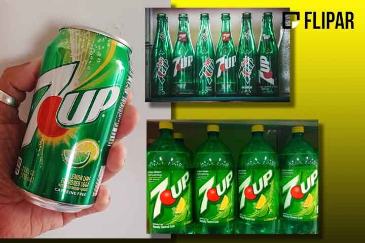 7UP - Bebida de bastante sucesso no exterior, não teve a mesma receptividade no Brasil. Sua novidade era o sabor limão, que depois viria a estar presente em diversas outras marcas. 
