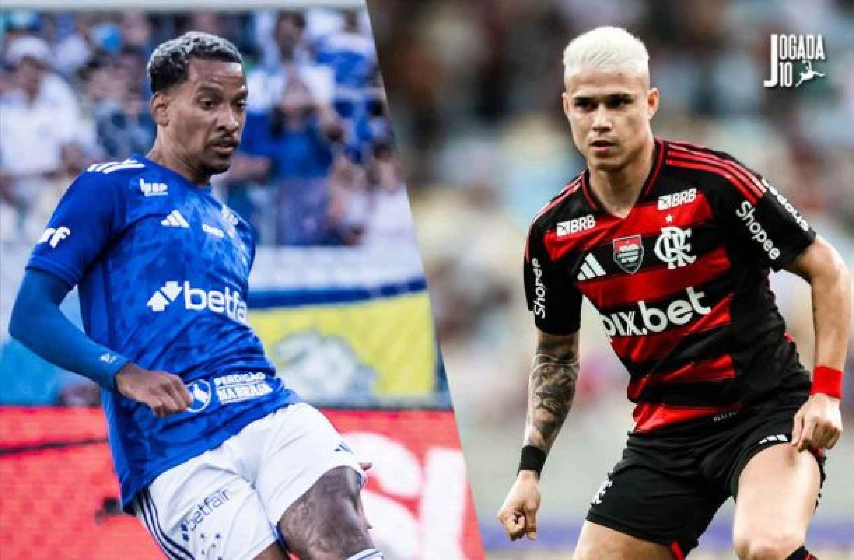 Flamengo admite que recebeu proposta por troca entre Luiz Araújo e Matheus Pereira, do Cruzeiro