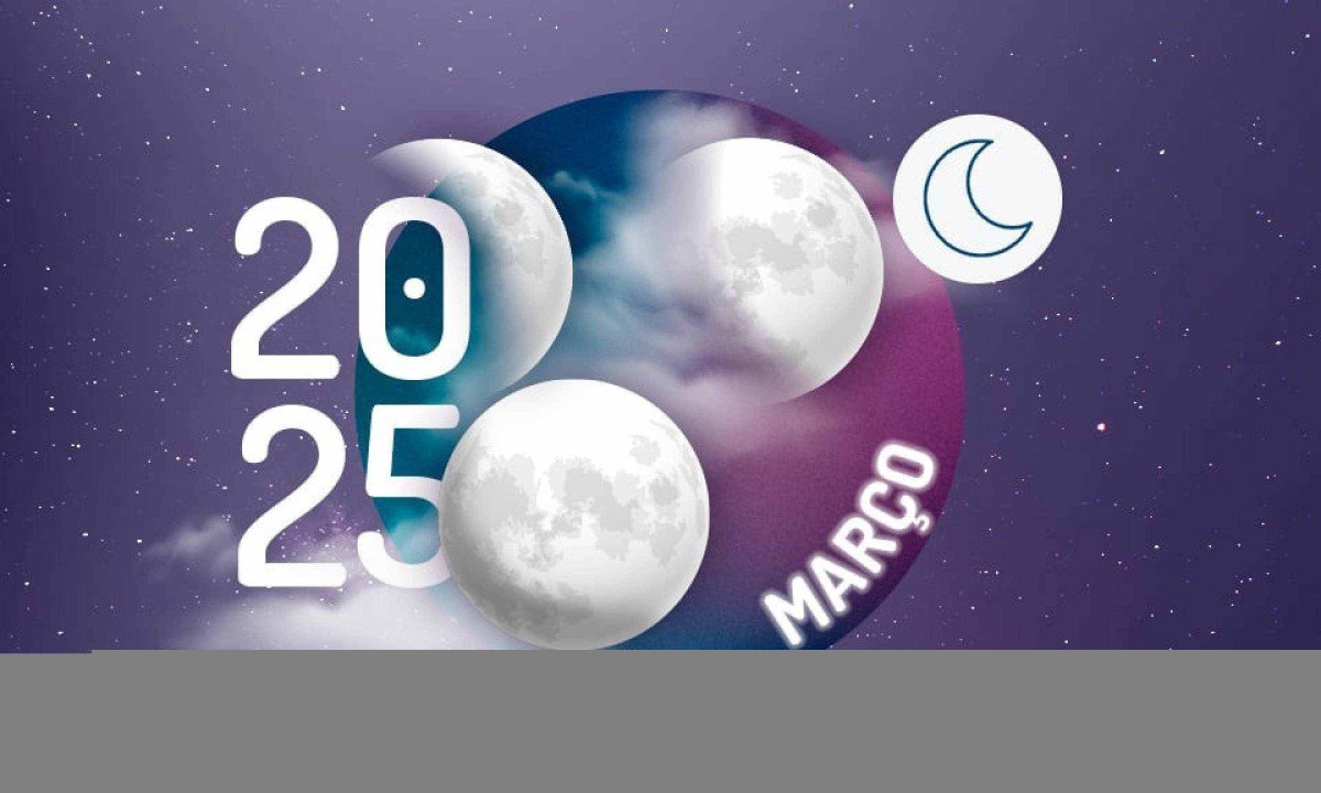Fases da Lua em Março de 2025 -  (crédito: Wemystic)