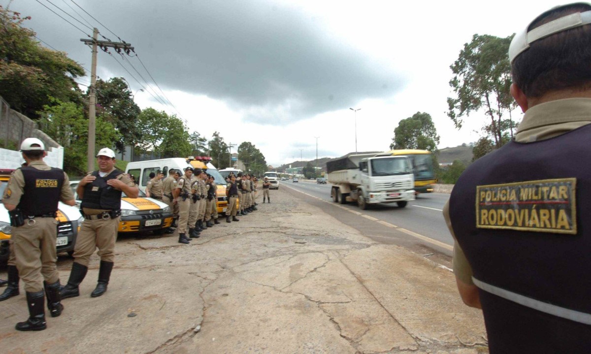 Mais de 2000 agentes atuarão na operação -  (crédito: Credito: Jair Amaral/EM/D.A Press.)