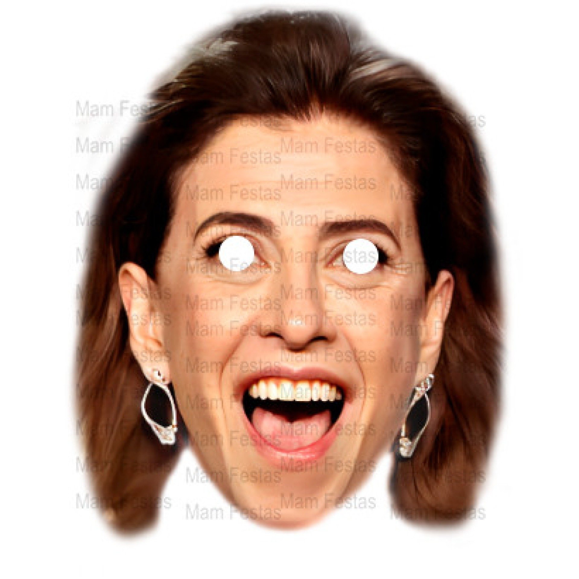 Máscara de Fernanda Torres-Reprodução / redes sociais