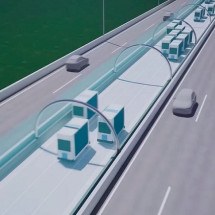 Japão planeja rodovias de cápsulas autônomas para substituir caminhões - Reprodução/youtube