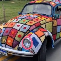 Fusca: a história do carro popular; e já viu a versão em crochê? - Maria Lucia Vergetti instagram