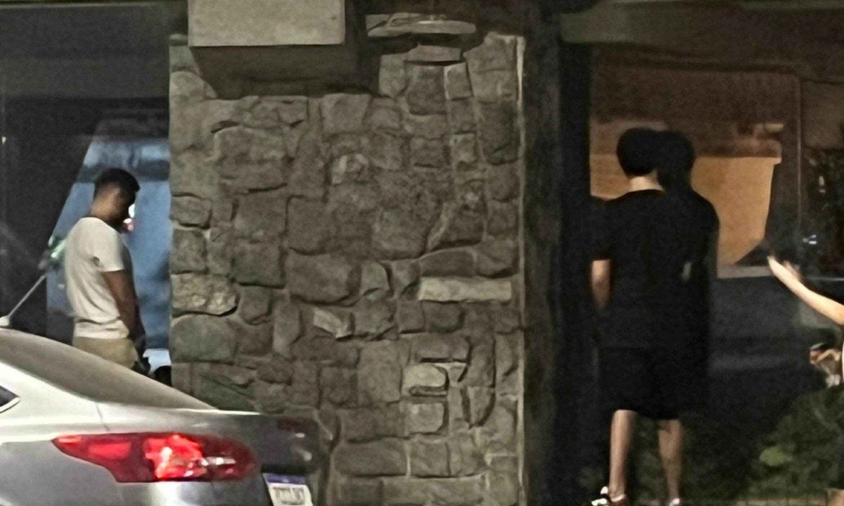 Próximo a banheiros químicos, foliões usam locais inadequados para urinar -  (crédito: Reprodução / Redes Sociais)