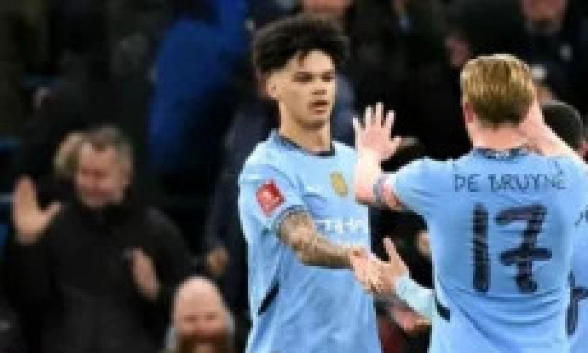 Manchester City vence de virada e avança às quartas da Copa da Inglaterra -  (crédito: No Ataque Internacional)