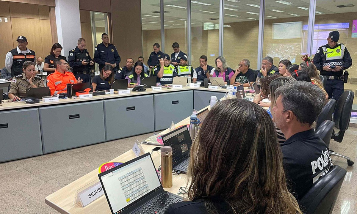 Reunião de 30 instituições e forças de segurança acompanham o carnaval na COP-BH -  (crédito: Mateus Parreiras/EM/D.A.Press)