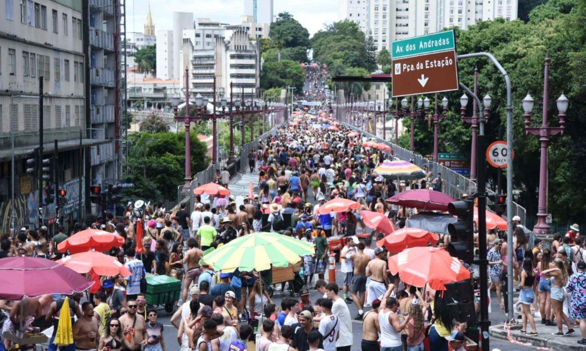 Programação vai embalar a cidade até às 20h -  (crédito: Gladyston Rodrigues/EM/D.A Press)