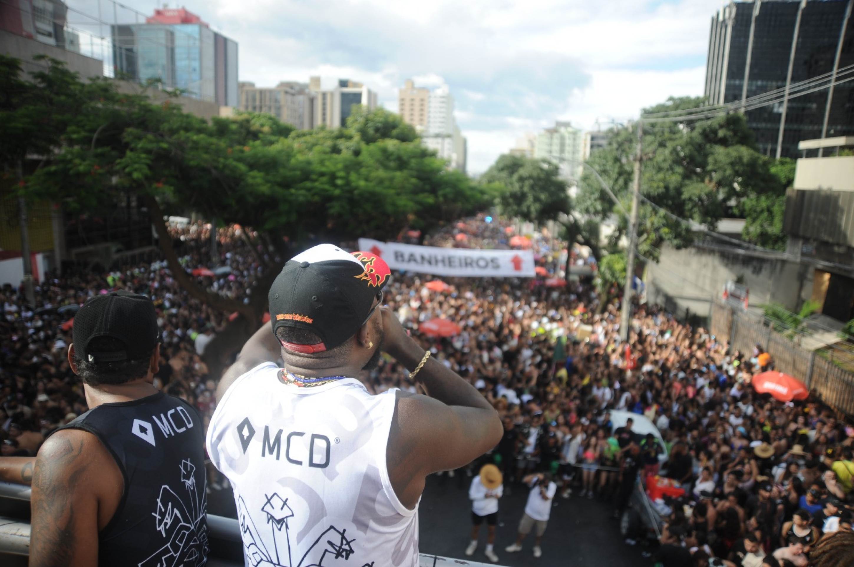 Bloco do Djonga em BH-Alexandre Guzanshe/EM/D.A press