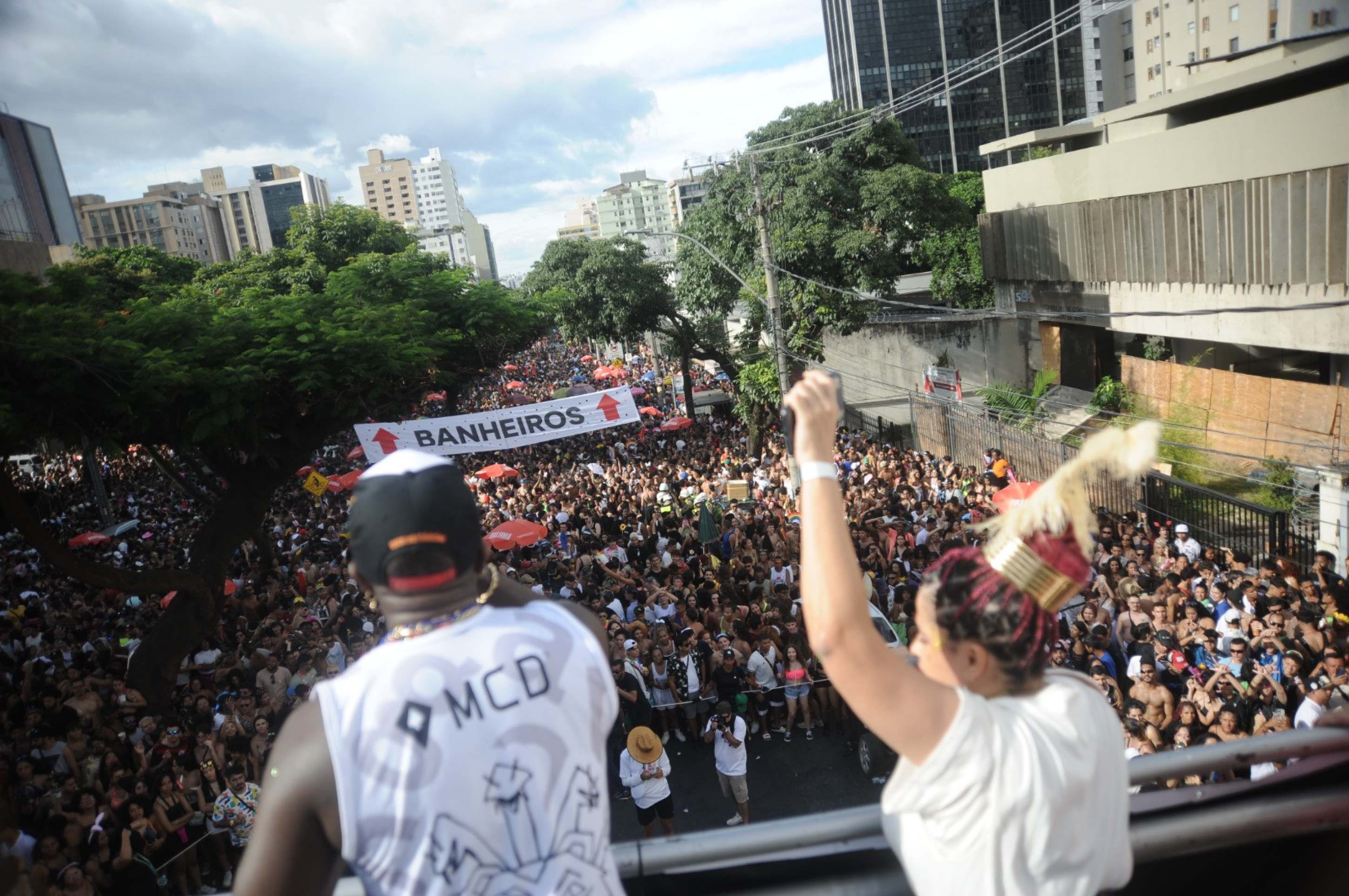 Bloco do Djonga em BH-Alexandre Guzanshe/EM/D.A press