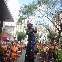 Carnaval BH: bloco Abalô-caxi faz ato contra Trump e anistia para golpistas - crédito:Alexandre Guzanshe/ E.M /D.A Press