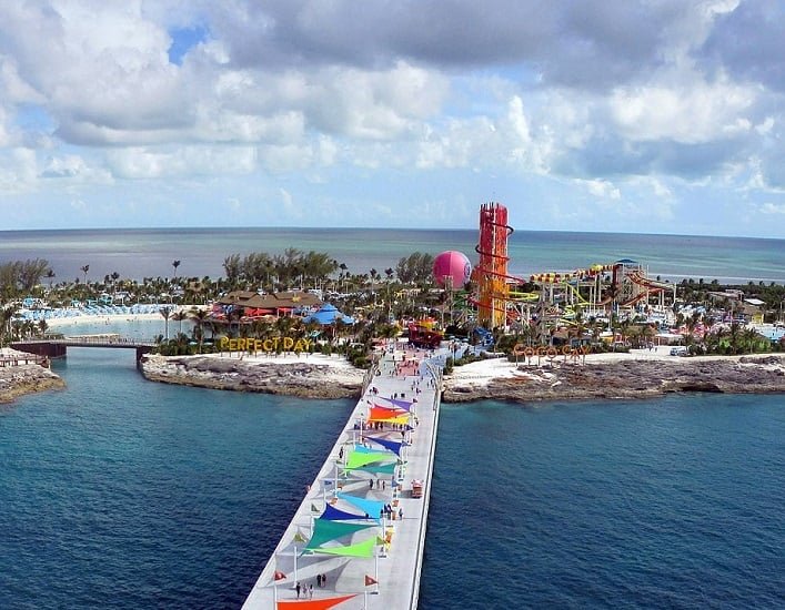 Todas as viagens incluem o chamado “Perfect Day at CocoCay”, que nada mais é do que um dia em uma ilha particular da Royal Caribbean.