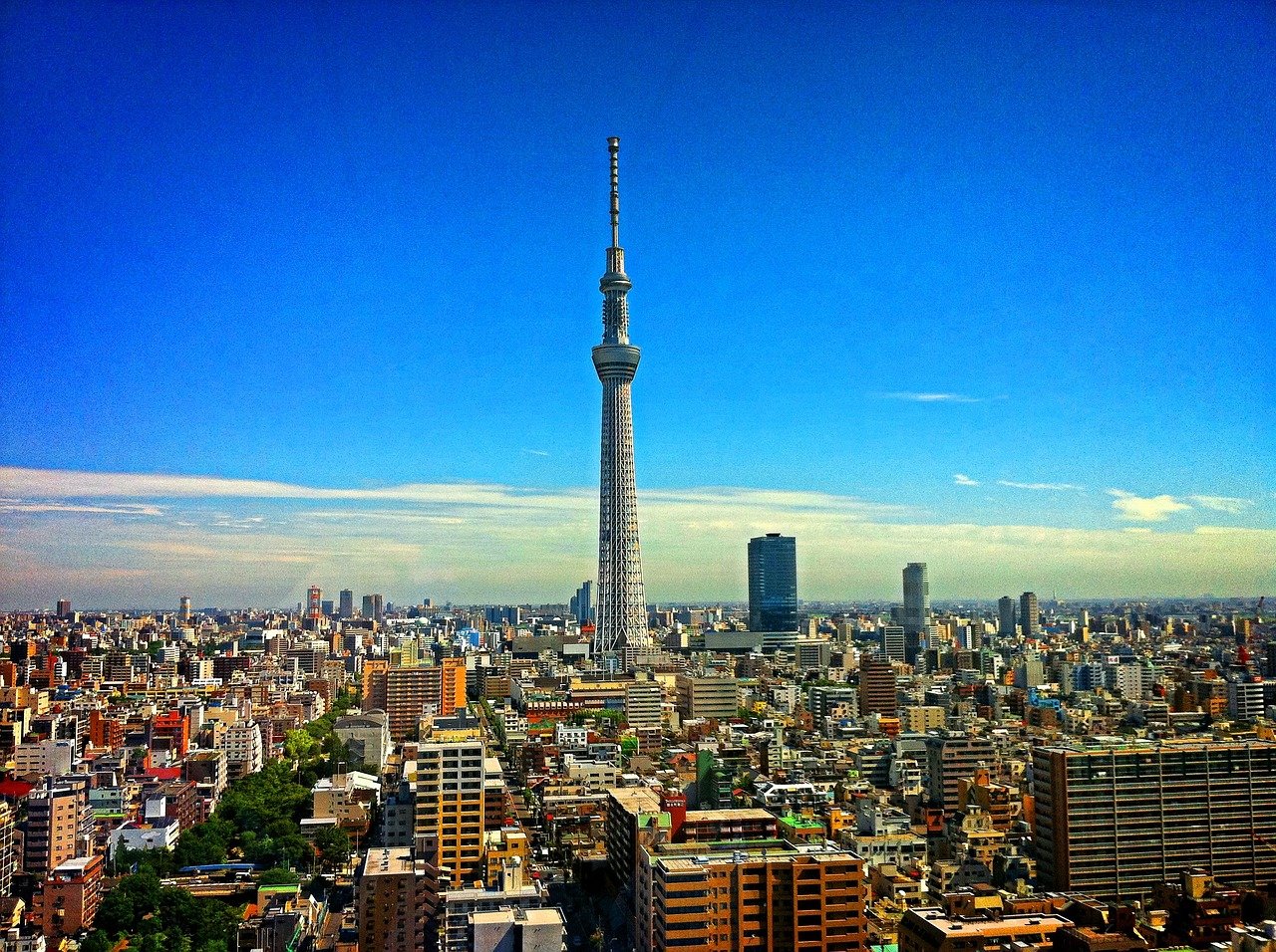 Mas a distância entre Osaka e Tóquio (foto) é grande: 497 km.-Phongsak Manodee por Pixabay 