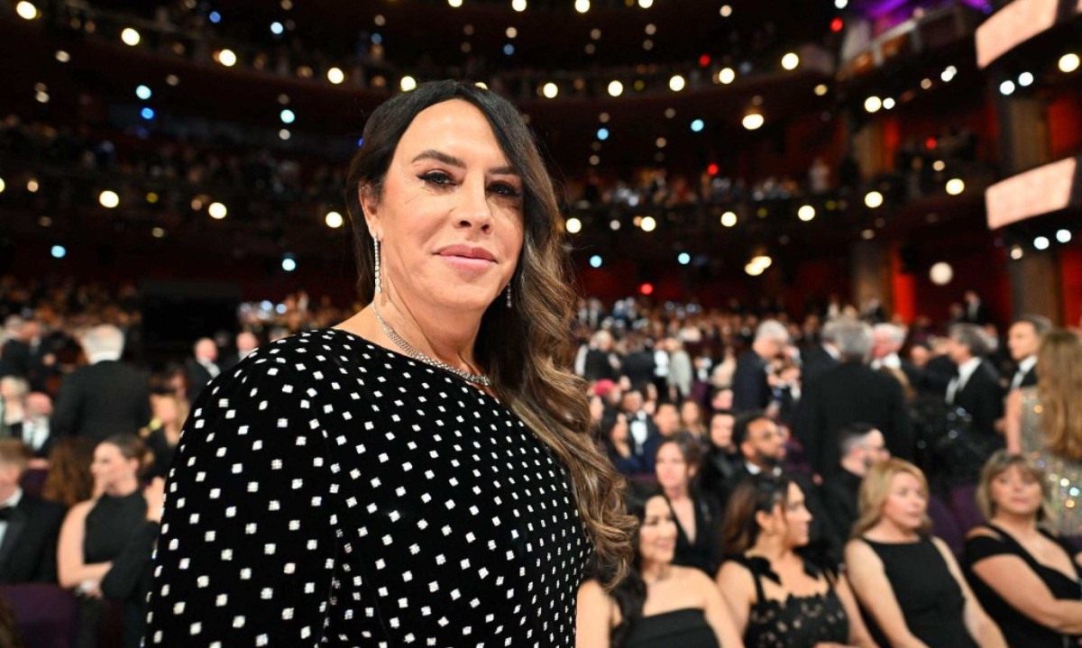  Karla Sofía Gascón, protagonista de Emilia Pérez, no auditório da cerimônia de entrega do Oscar 2025 -  (crédito: Richard Harbaugh / AMPAS / AFP)
