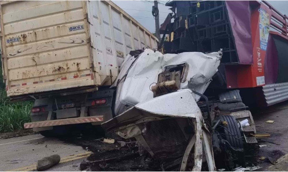 Acidente em estrada estadual em Alagoas deixou três vítimas -  (crédito: Divulgação)