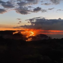 Incêndio de grandes proporções atinge Serra da Calçada, na Grande BH - CBMMG