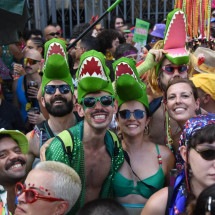 Jacaré da Pampulha, urna 'fraldada' e Chapolin: as fantasias na folia de BH - Gladyston Rodrigues/EM/D.A Press