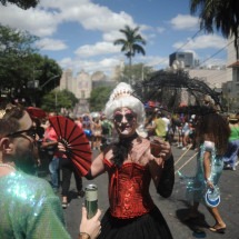Carnaval BH: veja fotos da Corte Devassa, bloco que satiriza a monarquia - Alexandre Guzanshe/ E.M /D.A Press