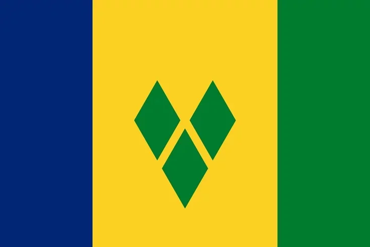Ilhas de São Vicente e Granadinas (Caribe) - Fizeram 43 anos de independência da Inglaterra em 27/10 e têm 110 mil habitantes numa área de 389 km². Capital: Kingston.