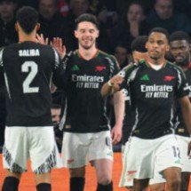 Arsenal vence PSV por 7 a 1 e encaminha vaga nas quartas da Champions - No Ataque Internacional