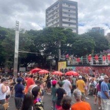 Carnaval de BH: Putz Grilla tira foliões do chão ao som de rock nacional - Denys Lacerda/EM/D.A Press