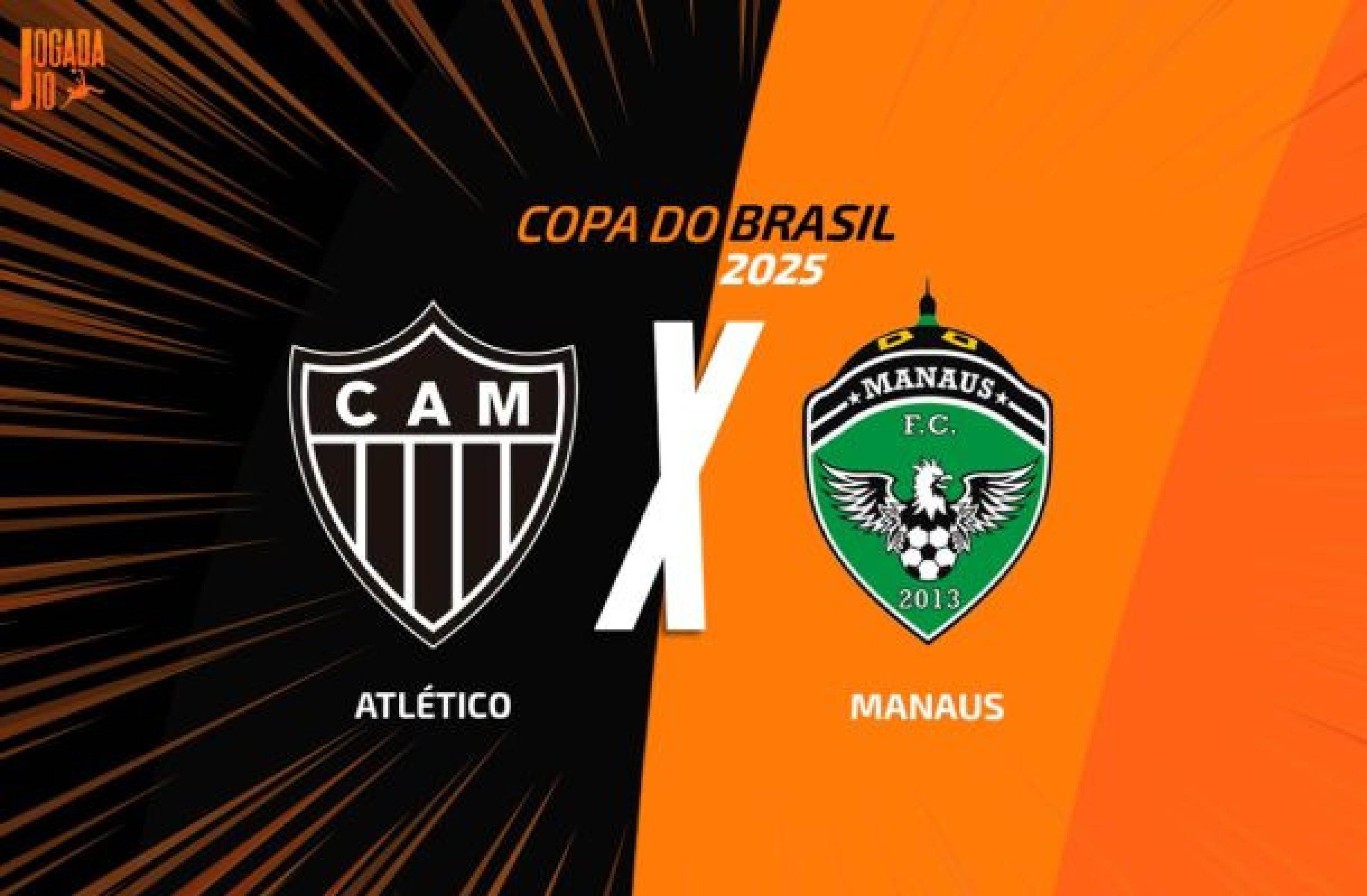 Atlético x Manaus: onde assistir, escalações e arbitragem