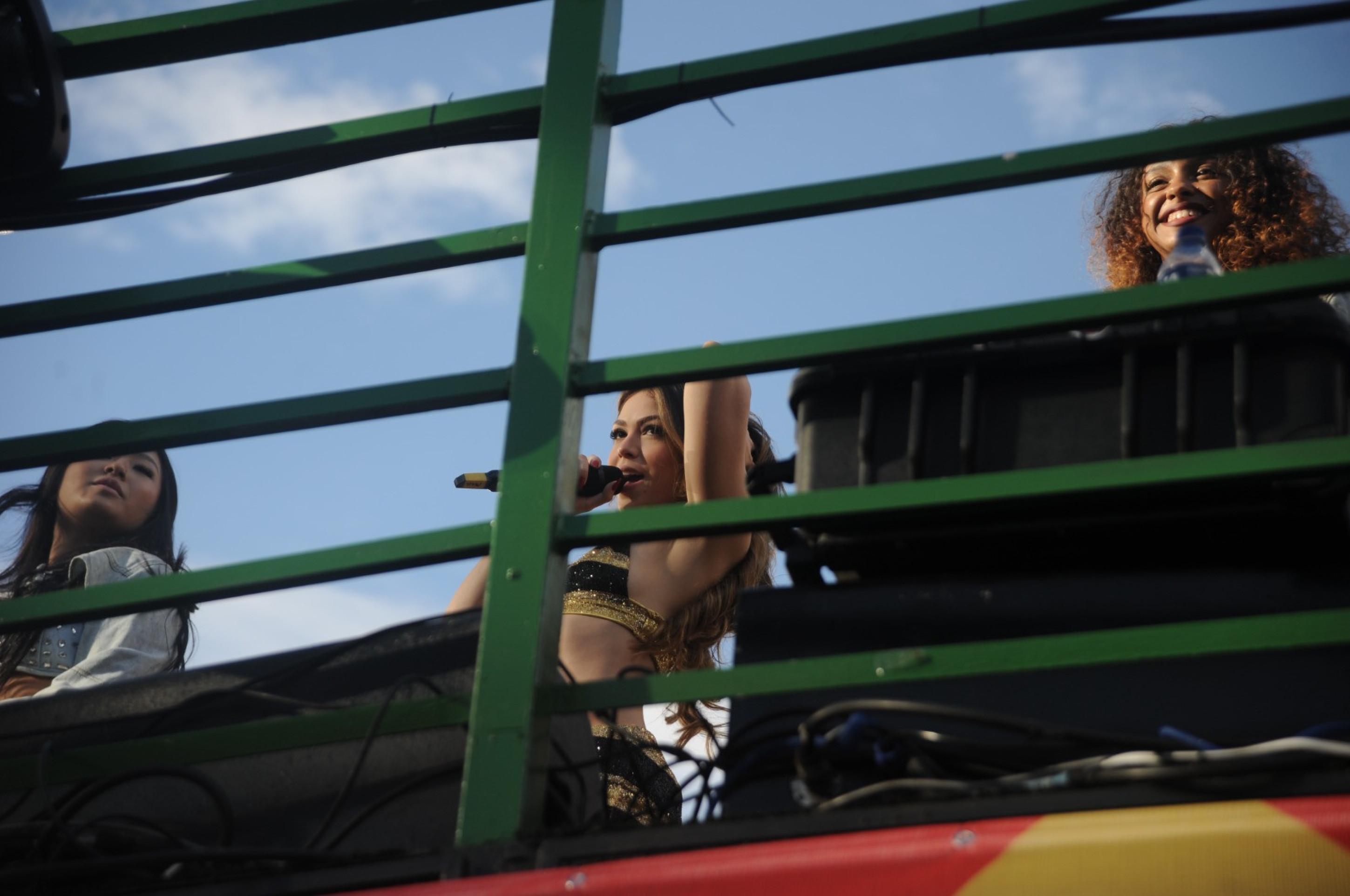 Bloco dos Gêmeos contou com a presença da cantora Melody e trouxe para a região Centro-Sul de BH, hits do funk-Alexandre Guzanshe/EM/D.A Press