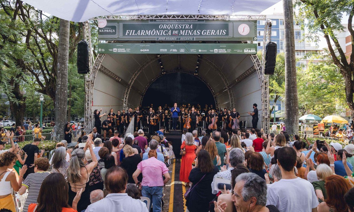 A apresentação da orquestra vai acontecer em um palco montado na Avenida Bernardo Monteiro, ao lado do Colégio Arnaldo -  (crédito: Luciano Viana)