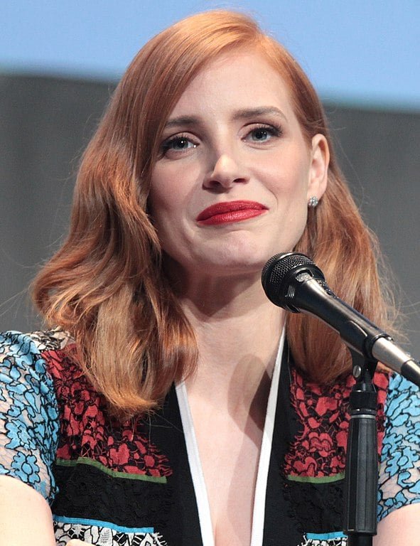 Jessica Chastain - A atriz, vencedora do Oscar 2022, disse que o veganismo foi uma experiência que acabou dando certo, pois ela passou a se sentir melhor. 