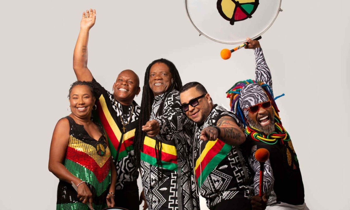 O grupo Olodum, conhecido por sua percurs&atilde;o, foi fundado em 1979 e desfila no carnaval de Salvador com o bloco Olodum Pipoca na Avenida -  (crédito: Divulga&ccedil;&atilde;o)