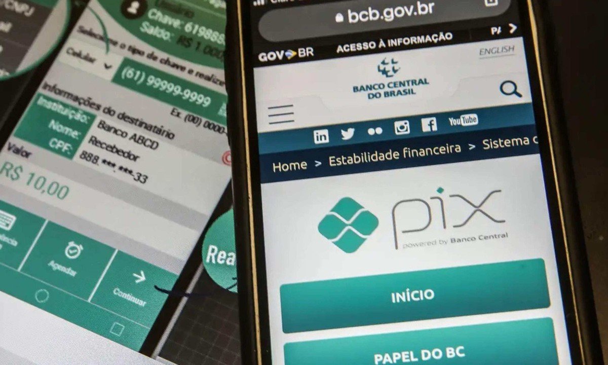 Bancos e outras instituições devem garantir que os nomes de pessoas e empresas vinculadas às chaves Pix estejam em conformidade com os nomes registrados nas bases de CPF e de CNPJ da Receita Federal -  (crédito: Reprodução)