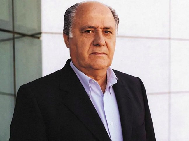 11º) Amancio Ortega (Zara) - Fortuna: US$ 113 bilhões. Fundador da Inditex, maior grupo de moda do mundo, dono da Zara e de outras marcas. É um dos empresários mais ricos da Europa.
