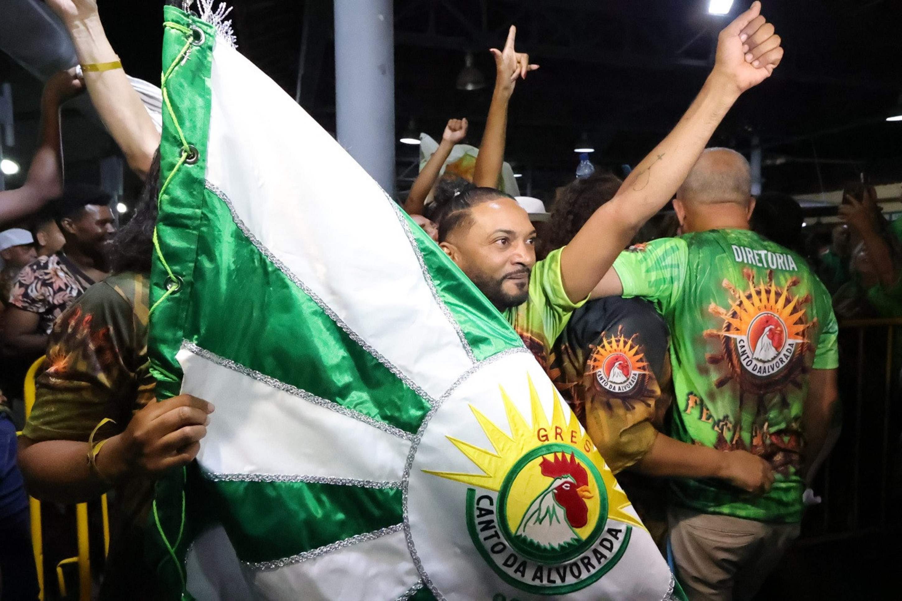 Membros da agremiação comemoraram muito o resultado-Marcos Vieira/EM/D.A.Press