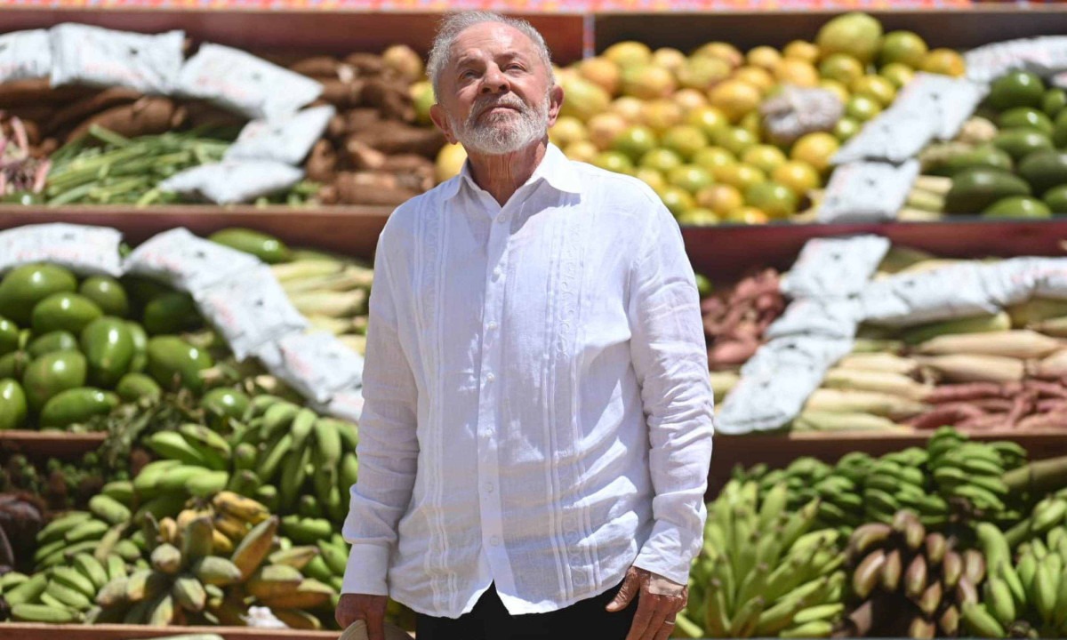 Nesta sexta-feira (7/3), Lula participou de um evento de entrega de propriedades a fam&iacute;lias assentadas aconteceu no Quilombo Campo Grande, em Campo do Meio, Sul de Minas -  (crédito: Leandro Couri/EM/D.A Press)