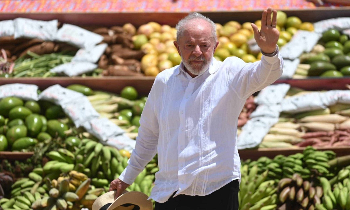 Lula visita acampamento do MST em Minas Gerais-Leandro Couri/EM/D.A Press