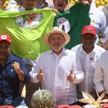 Lula chega ao Sul de Minas para cerimônia em acampamento do MST - Leandro Couri/EM/D.A Press