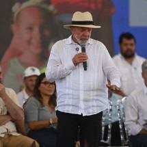 Lula pede desculpa por atraso em evento do MST-MG: ‘Tinha muito mais gente’ - Leandro Couri/EM/D.A Press
