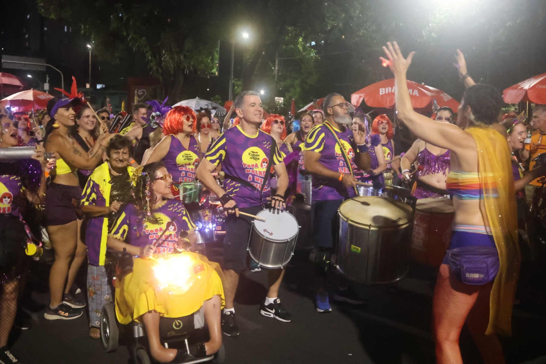 Bloco carnavalesco Coisas da Rita, homenageou a cantora Rita Lee nesta sexta (7/3)-Marcos Vieira /EM/DA. Press. Brasil