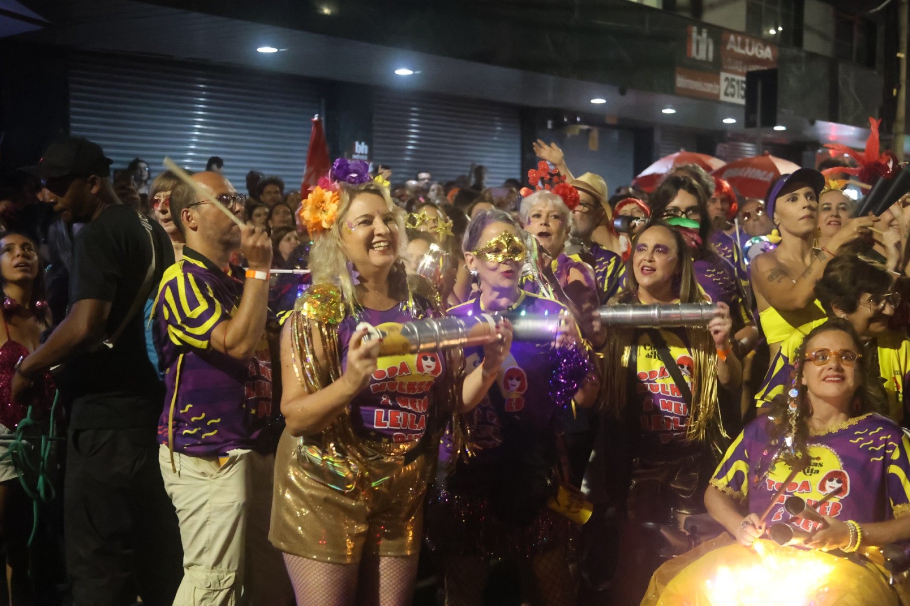 Bloco carnavalesco Coisas da Rita, homenageou a cantora Rita Lee nesta sexta (7/3)-Marcos Vieira /EM/DA. Press. Brasil