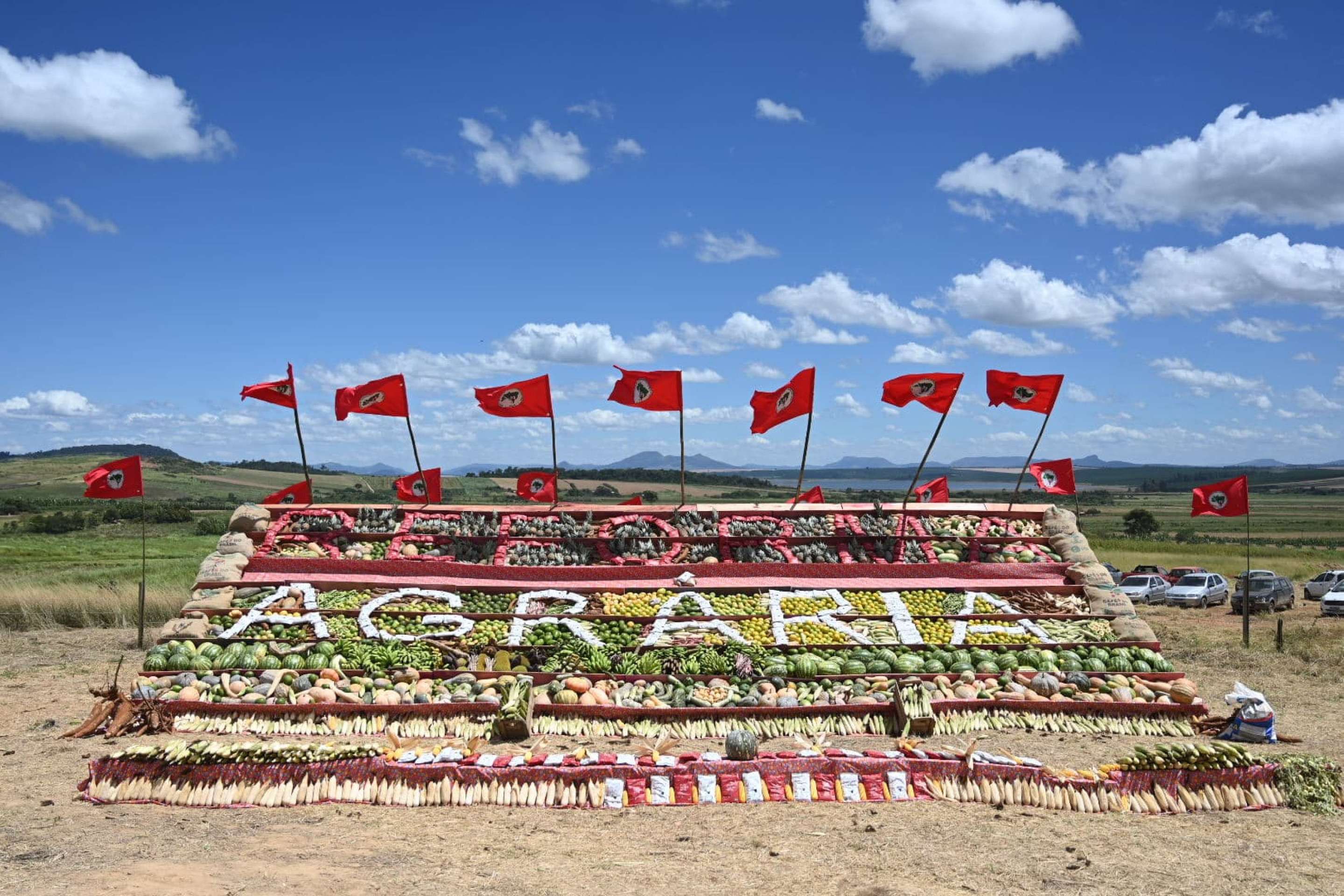 Nesta sexta-feira (7/3), Lula participou de um evento de entrega de propriedades a famílias assentadas aconteceu no Quilombo Campo Grande, em Campo do Meio, Sul de Minas-Leandro Couri/EM/D.A Press