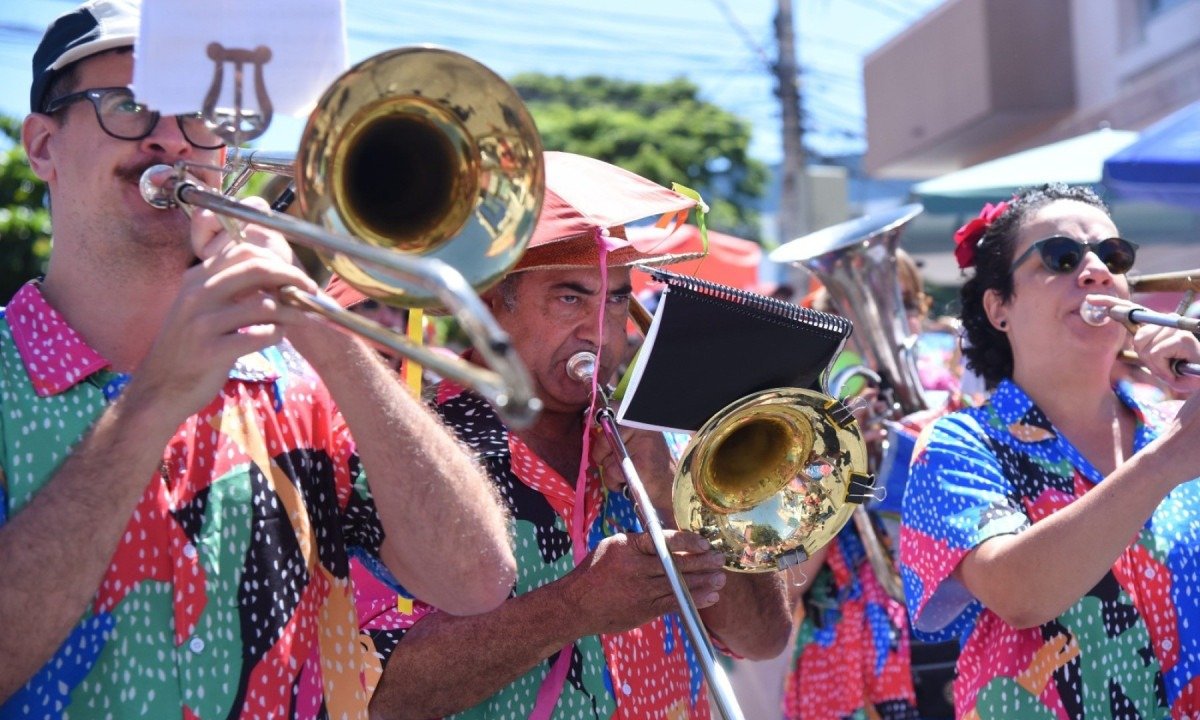 Terno do Binga desfila ao som de ritmos pernambucanos -  (crédito: Gladyston Rodrigues/EM/D.A. Press)