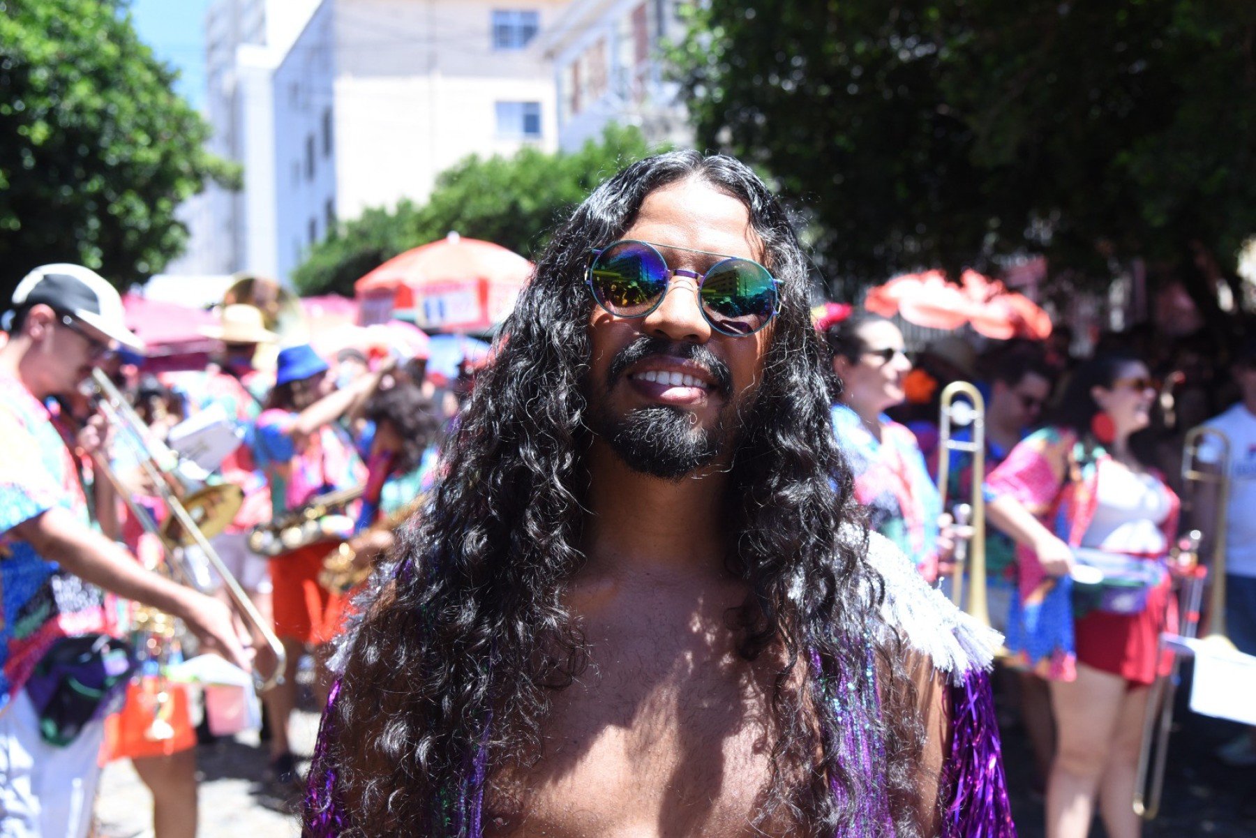 Patrick dos Santos, 33, diz que o bloco tem um clima gostoso-Gladyston Rodrigues/EM/D.A. Press