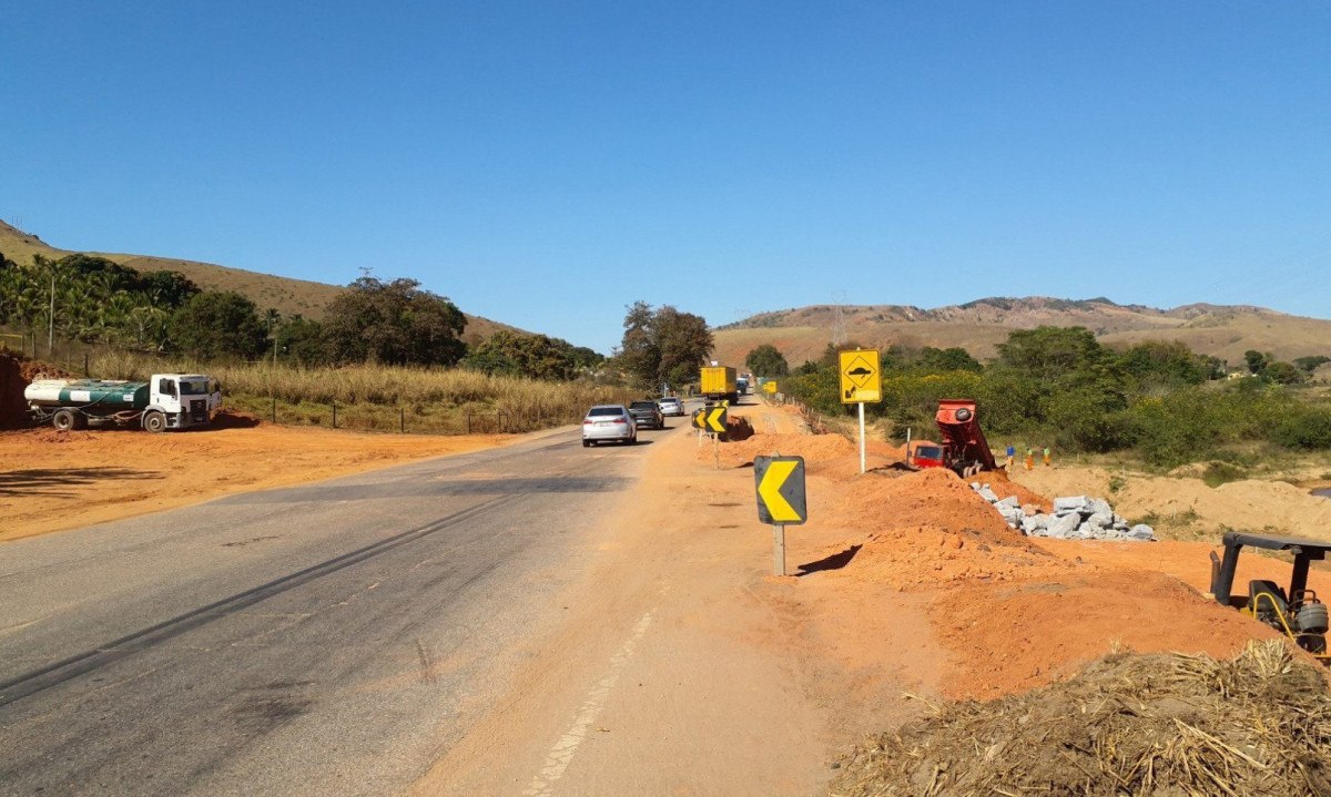 BR-116 é uma das rodovias mais perigosas do país  -  (crédito: CNT / Divulgação)