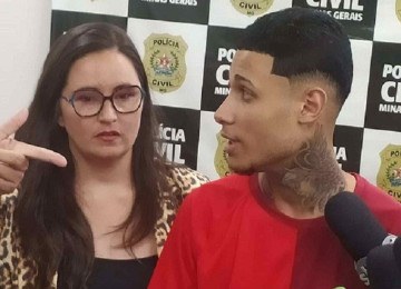 A advogada Isabel Araújo serve de suporte para William, o filho mais velho de Katy, que foi assassinada -  (crédito: Ivan Drummond/EM/D. A. Press)